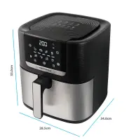 ESPERANZA AIR FRYER POLLO FRITTO 8L 1700W – pilt 5