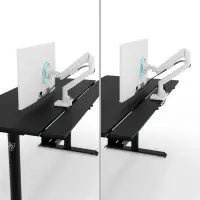 Arozzi Electric Standing Desk | Arena Nordico | Black – pilt 14