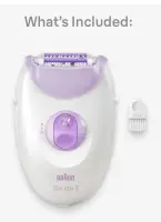 Braun Epilator | Silk-épil 3 SE3-000 | Number of power levels 1 | White/Pink – pilt 3