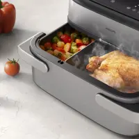 Philips Airfryer | NA565/02 5000 Series | Power 2750 W | Capacity 9.5 L | Silver/Black | RapidAir Plus – pilt 2