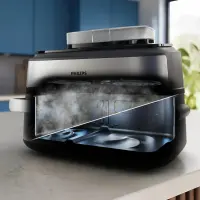 Philips Airfryer | NA565/02 5000 Series | Power 2750 W | Capacity 9.5 L | Silver/Black | RapidAir Plus – pilt 3