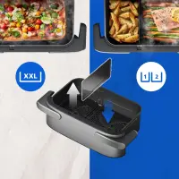 Philips Airfryer | NA565/02 5000 Series | Power 2750 W | Capacity 9.5 L | Silver/Black | RapidAir Plus – pilt 9