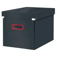 Pappkast kaanega 320x310x360mm LEITZ Cosy Click & Store tumehall