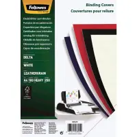 Köitekartong FELLOWES Delta A4 250g valge 100 lehte