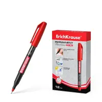 Permanentne marker ERICH KRAUSE FP-50 (F) 0.7mm punane