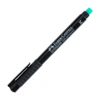 Permanentne marker FABER-CASTELL Multimark 1525 M/1,0mm kustukummiga must