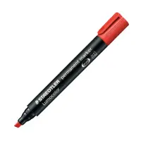 Permanentne marker STAEDTLER Lumocolor 350 lõigatud ots punane