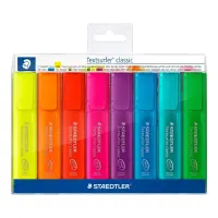 Tekstimarkerite komplekt STAEDTLER 364 8 erksat värvi