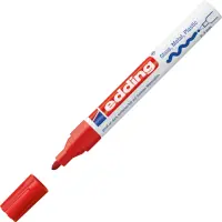 Permanentne marker EDDING 750 (metall, klaas, plastik) 2-4mm punane