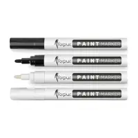 Värvimarker FORPUS (metall, klaas, plastik) 1-3mm must