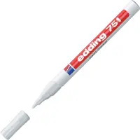 Permanentne marker EDDING 751 1-2mm valge