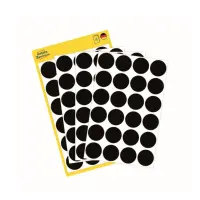 Kleebisetikett AVERY Zweckform Q18mm must 96tk (3003)