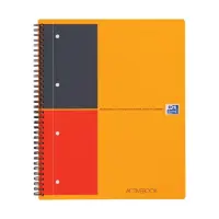 Kaustik spiraalköites A4+ jooneline OXFORD International Activebook plastkaaned 80 lehte