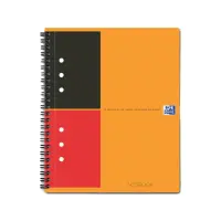 Kaustik spiraalköites A5+ ruuduline OXFORD International Notebook kartongkaaned 80 lehte