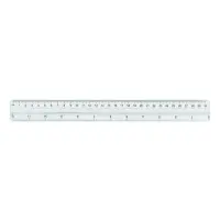 Joonlaud 50cm plastikust läbipaistev
