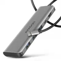 I/O HUB USB-C 5IN1/1M HMC-5H AXAGON