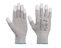 Töökindad nailonist antistaatilised ESD PU-kate näpuotstes KK38 nr.7