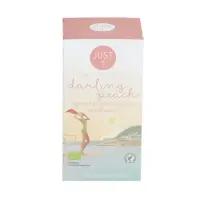 Valge tee JUST T Darling Peach Bio aprikoosi ja virsikuga 20tk