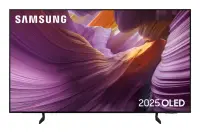 TV Set SAMSUNG 55" OLED/4K/Smart 3840x2160 Wireless LAN Bluetooth Tizen Black QE55S85FAUXXH