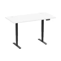 Adjustable Height Table Up Up Bjorn II Black, Table top L White