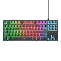 KEYBOARD USB GXT833 THADO TKL/ENG BLACK 25886 TRUST