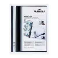 Kiirköitja A4 DURABLE Duraplus esikaane taskuga must