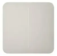 SMART SOLOBUTTON 2GANG/OYSTER 46020 AJAX
