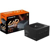 Power Supply GIGABYTE GP-UD1000GM ATX 3.1 1000 Watts Efficiency 80 PLUS GOLD PFC Active GP... – pilt 2
