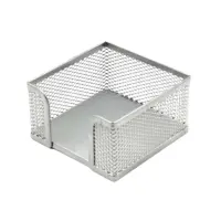 Märkmepaberi hoidja FORPUS 9,7x9,7cm metallist hõbedane