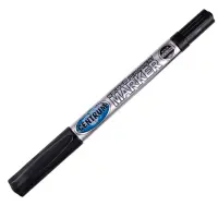 Permanentne marker CD/DVD CENTRUM kahe otsaga 0,5/2,0mm must