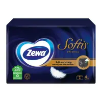 Taskurätikud 4-kihiline ZEWA Softis regular 6tk/pk