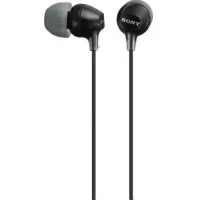 SONY EX15LP, must - Kõrvasisesed kõrvaklapid