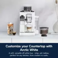 Delonghi | Coffee maker | Rivelia EXAM440.55.W | Pump pressure 19 bar | Built-in milk frother | Fully Automatic | 1450 W | Arctic White – pilt 11