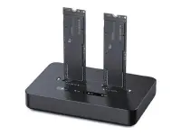 Gembird Desktop dual drive USB Type-C M.2 NVME (and SATA) SSD docking station, Black | DD2-U3M2