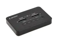 Gembird Desktop dual drive USB Type-C M.2 NVME (and SATA) SSD docking station, Black | DD2-U3M2 – pilt 3