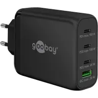 Goobay 100 W USB-C PD GaN Multiport Fast Charger, Black – pilt 3
