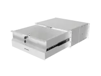 Lanberg AK-2004-S | 19" Drawer 4U, max load capacity up to 90 kg, 4 point assembly | 48.26 x 36 x 17.6 cm | Gray – pilt 8