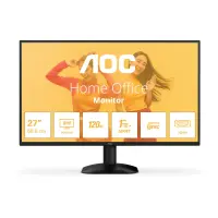 AOC Q27B35S3 | 27 " | IPS | QHD | 16:9 | 120 Hz | 1 ms | 2560 x 1440 pixels | 300 cd/m² | HDMI ports quantity 1 | Black