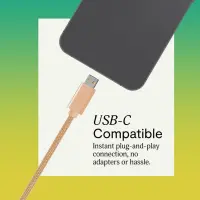 Marley Wired Earbuds | Smile Jamaica | Built-in microphone | USB Type-C | Copper – pilt 4