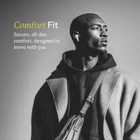 Marley Wireless Earbuds | Trenchtown | Built-in microphone | Bluetooth | ANC | Cream – pilt 8