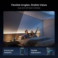 Anker Nebula Nebula P1 Portable Projector with Detachable Speakers | Full HD (1920x1080) | 650 ANSI lumens | Grey – pilt 7