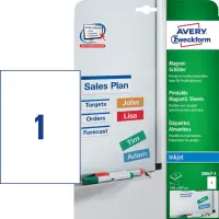 Kleebisetikett magnetiline AVERY Zweckform 210x297mm 5 lehte (J8867)