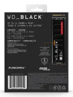 SSD|SANDISK|2400xTBW rating|NVMe Yes|PCI Express 5.0|M.2|1000 GB|WDS100T1XHM-00CMT0 – pilt 5