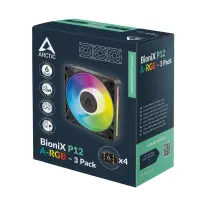 ARCTIC BioniX P12 A-RGB Arvuti korpus Ventilaator 12 cm Must 3 tk – pilt 11