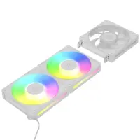ARCTIC BioniX P12 A-RGB Arvuti korpus Ventilaator 12 cm Valge 3 tk – pilt 3
