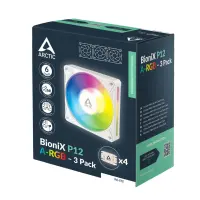 ARCTIC BioniX P12 A-RGB Arvuti korpus Ventilaator 12 cm Valge 3 tk – pilt 5