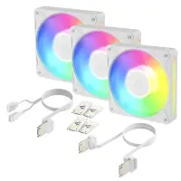 ARCTIC BioniX P12 A-RGB Arvuti korpus Ventilaator 12 cm Valge 3 tk – pilt 15