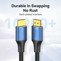 CABLE HDMI MALE TO MALE 5M/ALGLJ VENTION – pilt 7