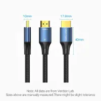 CABLE HDMI MALE TO MALE 5M/ALGLJ VENTION – pilt 13