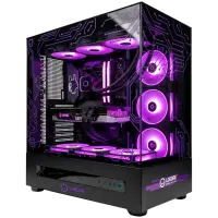 LORGAR PRO P401 - AMD 7800X3D 8C/16T, 360 AIO, NVIDIA RTX 5070Ti 16GB, 32GB@6400mhz, 2TB SSD NVME, 850W PSU, Black, 3Y